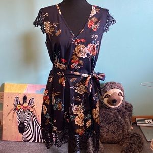 Shein size 4 Floral Dress
